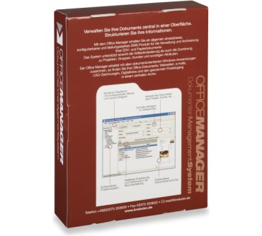 Produktbild Softwarebüro Krekeler OfficeManager pro 2013