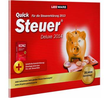 Produktbild Lexware Quicksteuer Deluxe 2014