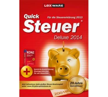 Produktbild Lexware Quicksteuer Deluxe 2014