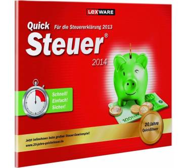 Produktbild Lexware QuickSteuer 2014