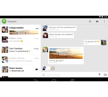 Produktbild Google Hangouts App