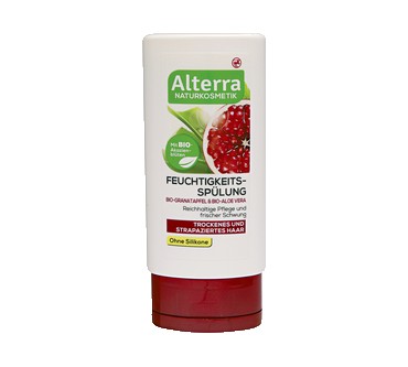 Produktbild Rossmann / Alterra Feuchtigkeits-Spülung Granatapfel & Aloe Vera