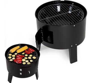 Produktbild TecTake 3in1 BBQ Holzkohlegrill Smoker