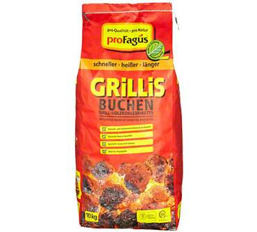 Produktbild Pro Fagus Grillis Buchen Grill-Holzkohlebriketts