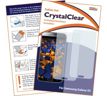 Produktbild mumbi Folien-Set CrystalClear (für Samsung Galaxy S5)