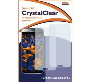 Produktbild mumbi Folien-Set CrystalClear (für Samsung Galaxy S5)