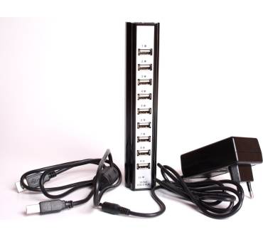 Produktbild BIGtec 10 Port USB 2.0 Hub