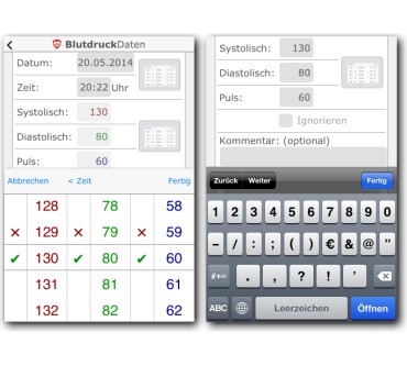 Produktbild klier.net BlutdruckDaten (für iOS)