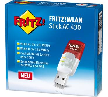 Produktbild AVM FRITZ!WLAN Stick AC 430