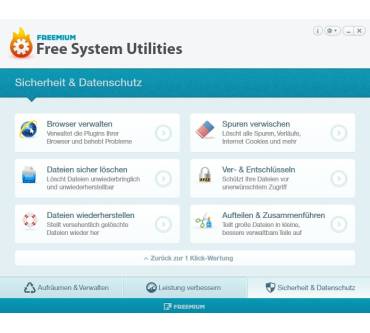 Produktbild Freemium Free System Utilities