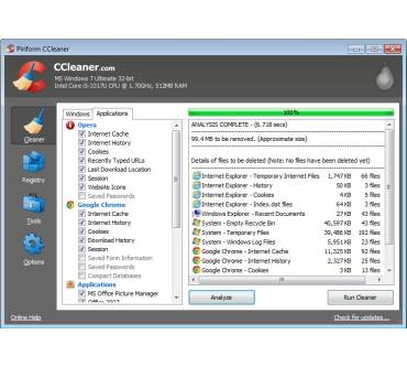 Produktbild Piriform CCleaner Free 4.13