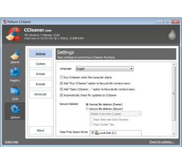 Produktbild Piriform CCleaner Free 4.13