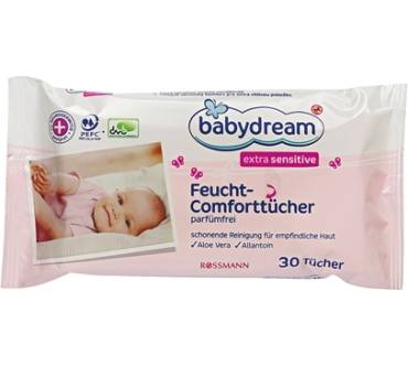 Produktbild Rossmann / Babydream Extrasensitive Feucht-Comforttücher