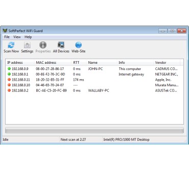 Produktbild Softperfect WiFi Guard 1.0.4