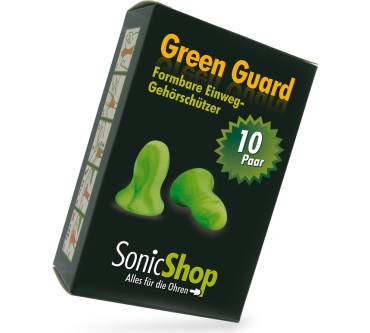 Produktbild SonicShop Green Guard Ohrstöpsel