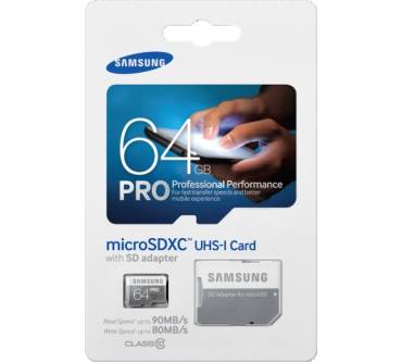 Produktbild Samsung microSD Class 10 PRO UHS-I