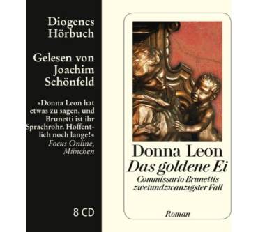 Produktbild Donna Leon Das goldene Ei. Commissario Brunettis zweiundzwanzigster Fall