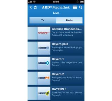 Produktbild ARD Mediathek App (für iOS)