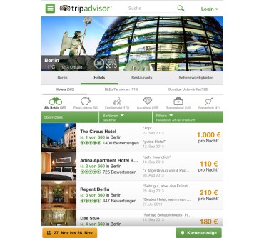 Produktbild tripadvisor.de App