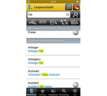 Produktbild Langenscheidt Spanisch <-> Deutsch Wörterbuch (für iOS)