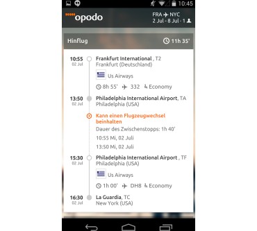 Produktbild Opodo App (für Android)