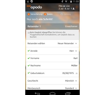 Produktbild Opodo App (für Android)