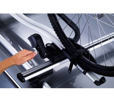 Produktbild Thule ProRide 591 mit SlideBar 891 und Rapid Railing 757