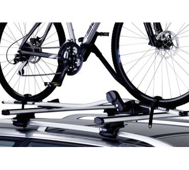 Produktbild Thule ProRide 591 mit SlideBar 891 und Rapid Railing 757