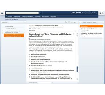 Produktbild Haufe Compliance Office Online