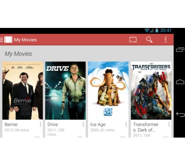 Produktbild Google Play Movies App 3.2.25 (für Android)