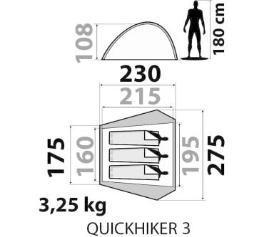 Produktbild Quechua QuickHiker 3