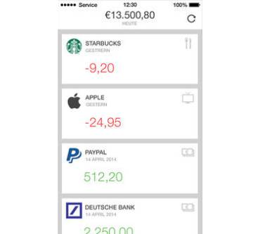 Produktbild Numbrs Online Banking App