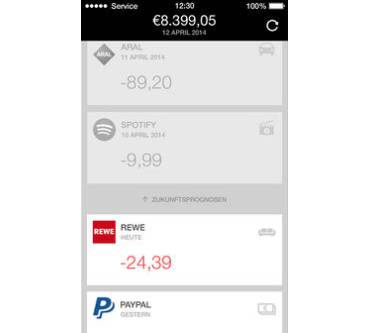 Produktbild Numbrs Online Banking App