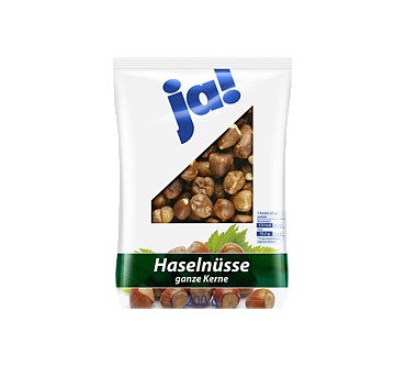 Produktbild Rewe / Ja! Haselnusskerne ganz