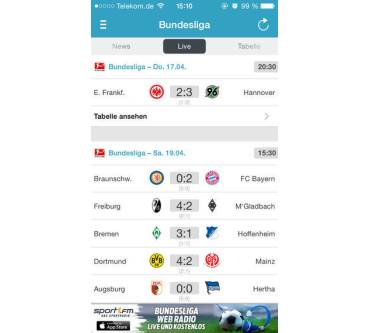 Produktbild Sport1 App (für iOS)