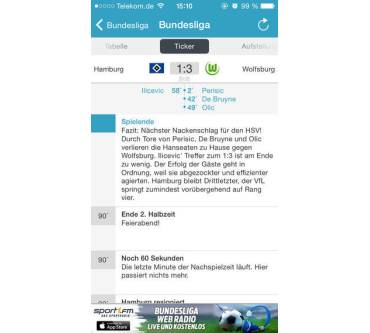 Produktbild Sport1 App (für iOS)