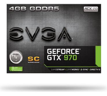 Produktbild EVGA GeForce GTX 970 Superclocked ACX 2.0