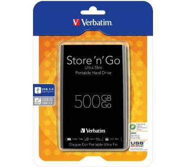 Produktbild Verbatim Store 'n' Go Ultra Slim (500 GB)