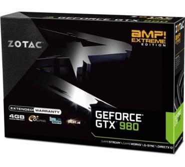 Produktbild Zotac GeForce GTX 980 AMP! Extreme Edition 4GB