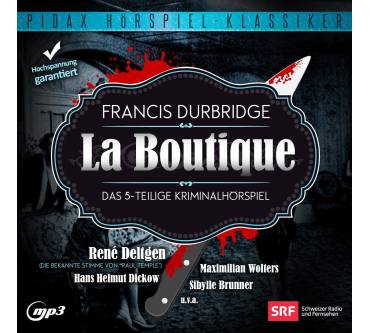 Produktbild Francis Durbridge La Boutique