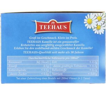 Produktbild Teehaus Kamille