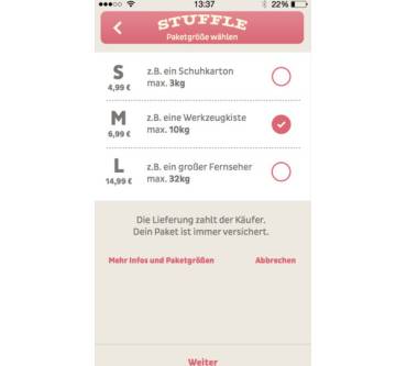 Produktbild Stuffle App (für iOS)