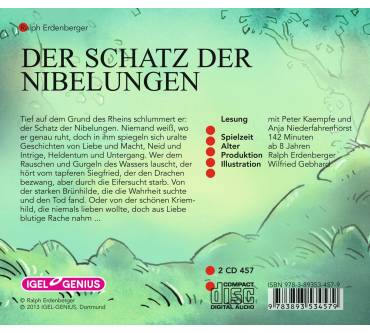 Produktbild Ralph Erdenberger Der Schatz der Nibelungen