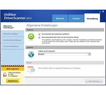 Produktbild Uniblue Driver Scanner 2014