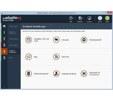 Produktbild Incomedia Website X5 Evolution 11