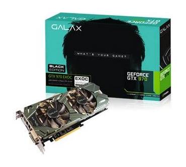 Produktbild GALAX GTX 970 EXOC 4GB Black Edition