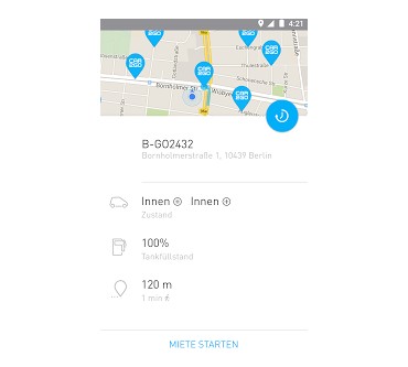 Produktbild moovel car2go App