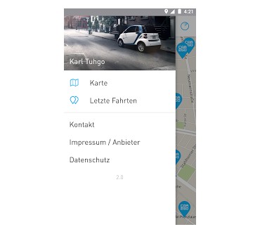 Produktbild moovel car2go App