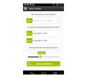 Produktbild Autonetzer Carsharing App