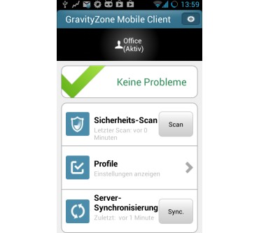 Produktbild Bitdefender GravityZone Mobile Client